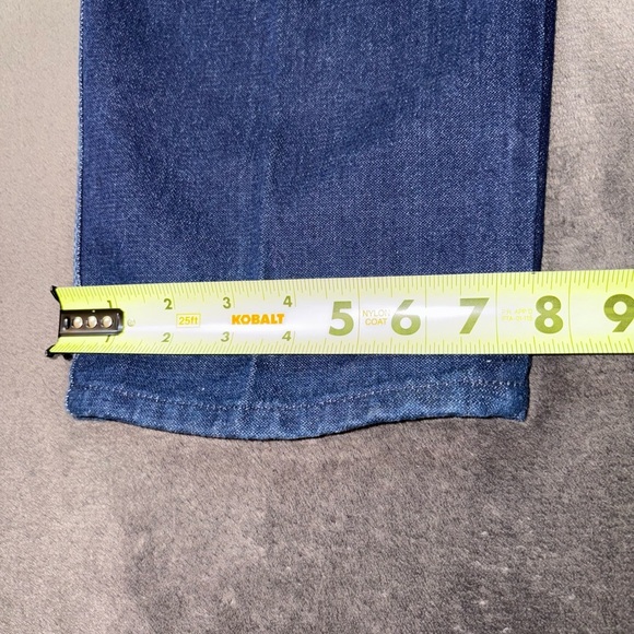 Seattle Blues Vintage Size 14 Ultra High Rise Wide Leg Straight Jeans - Picture 3 of 13